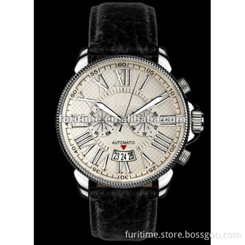 fashion automatic luxury watch, men luxury watch,sporty stainless steel wrist watch